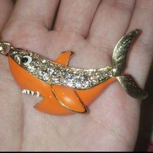 Betsey Johnson Shark Attack Necklace